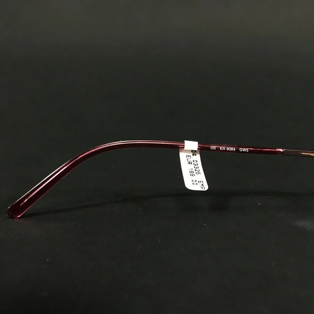 Emporio Armani Eyeglasses Frames EA9084 GW5 Purple Pink Half Rim 51-17-130